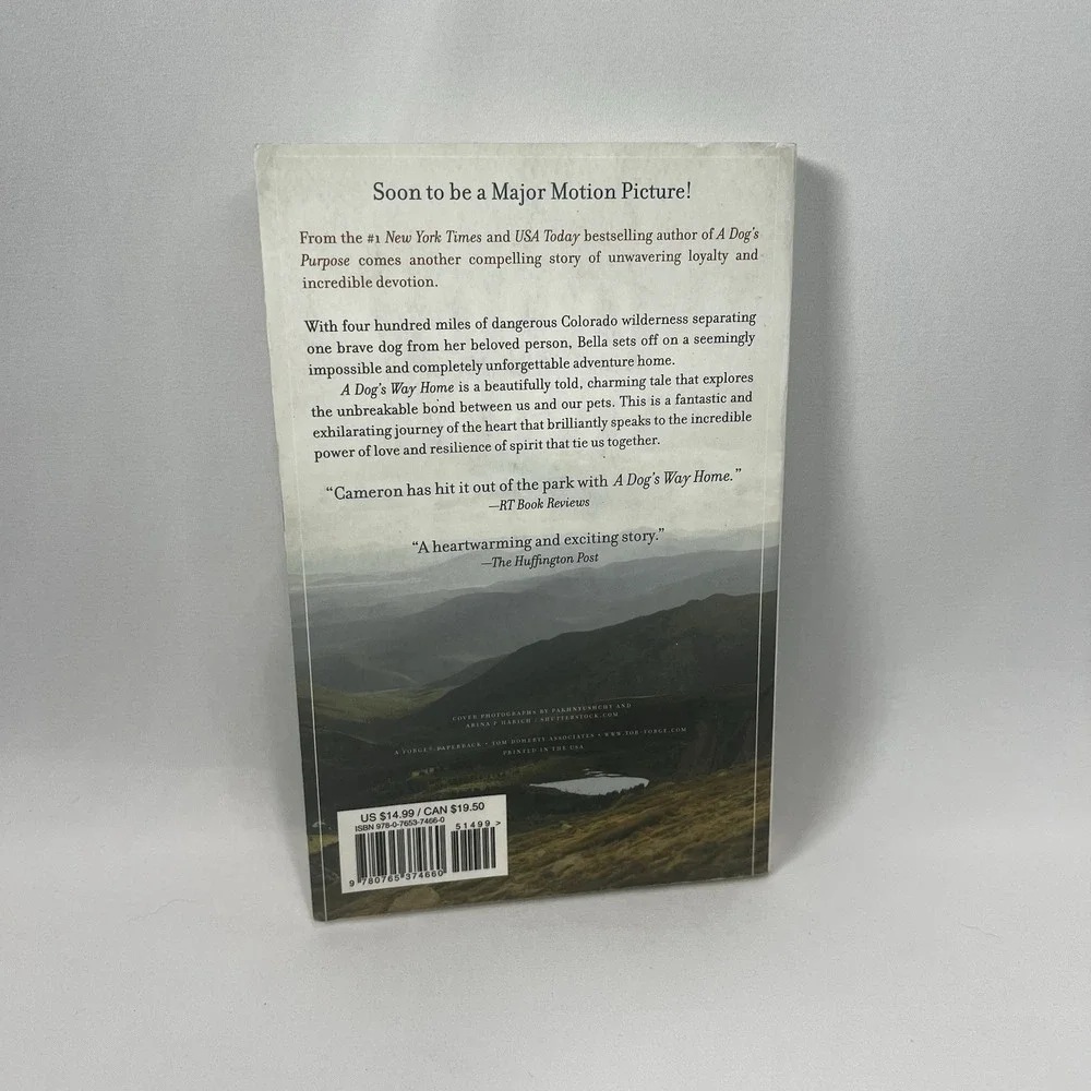 A Dog's Way Home‎ W. Bruce Cameron Trade Paperback Novel